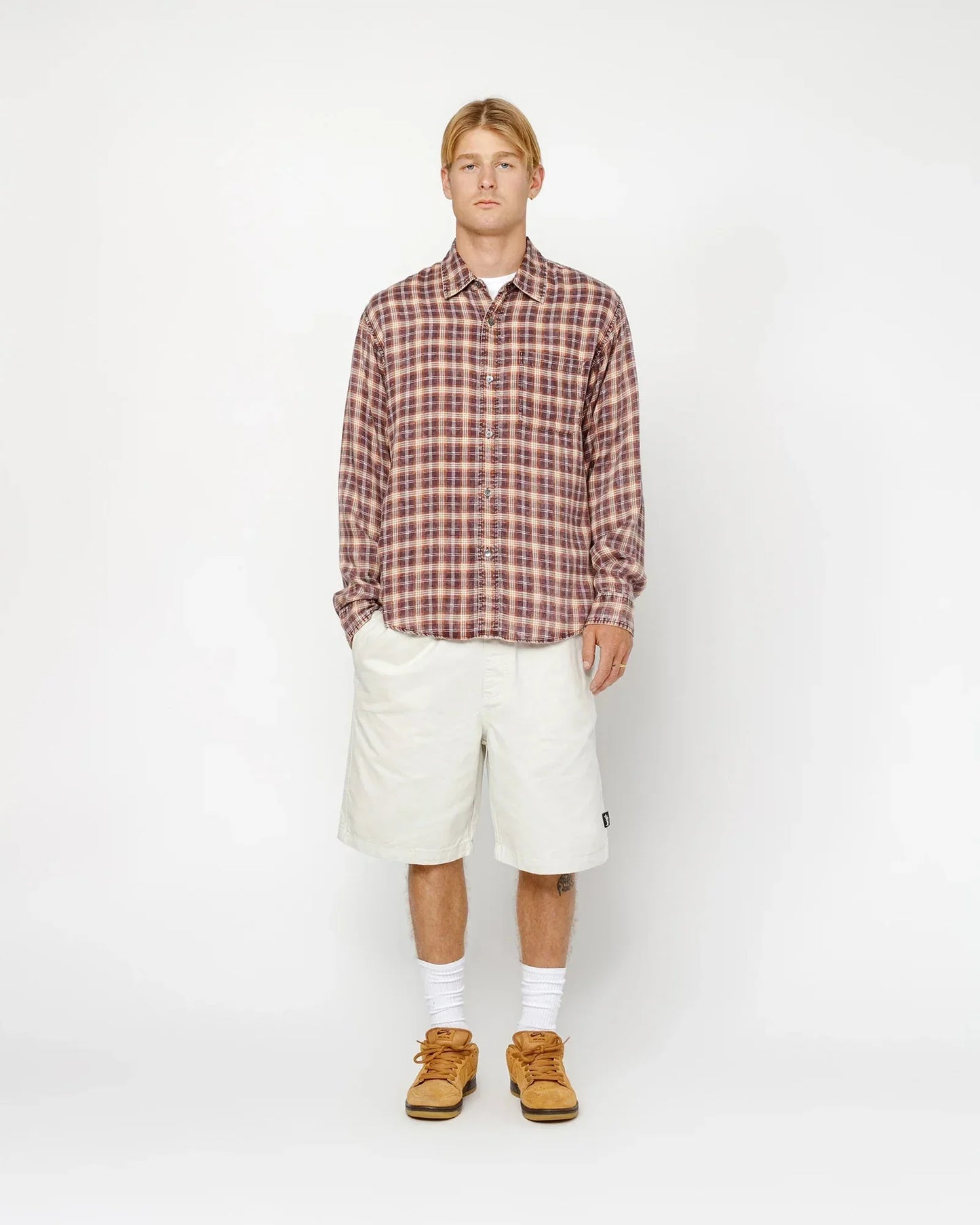 BEACH SHORT BRUSHED COTTON - Four Street