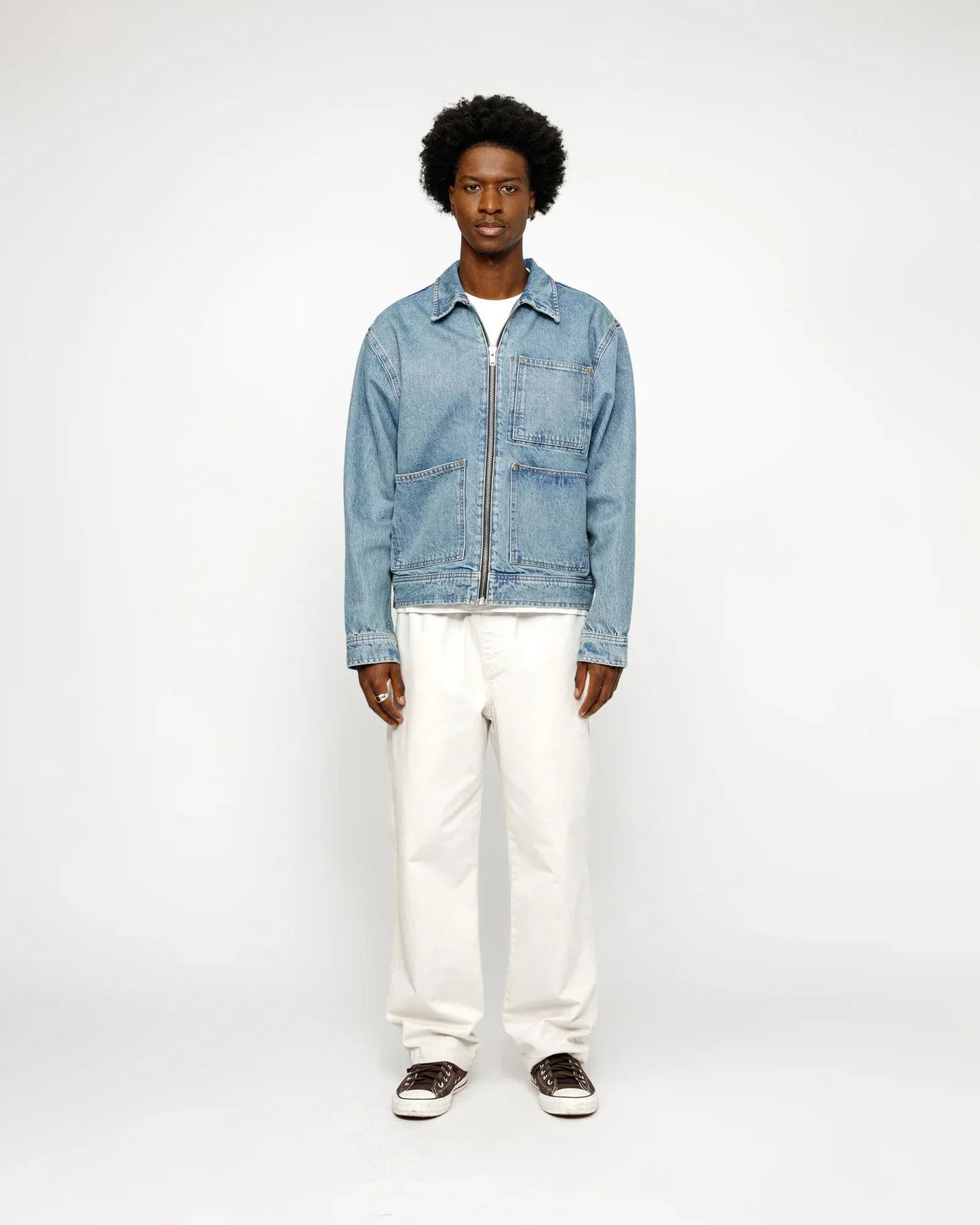 BEACH PANT BRUSHED COTTON - Four Street