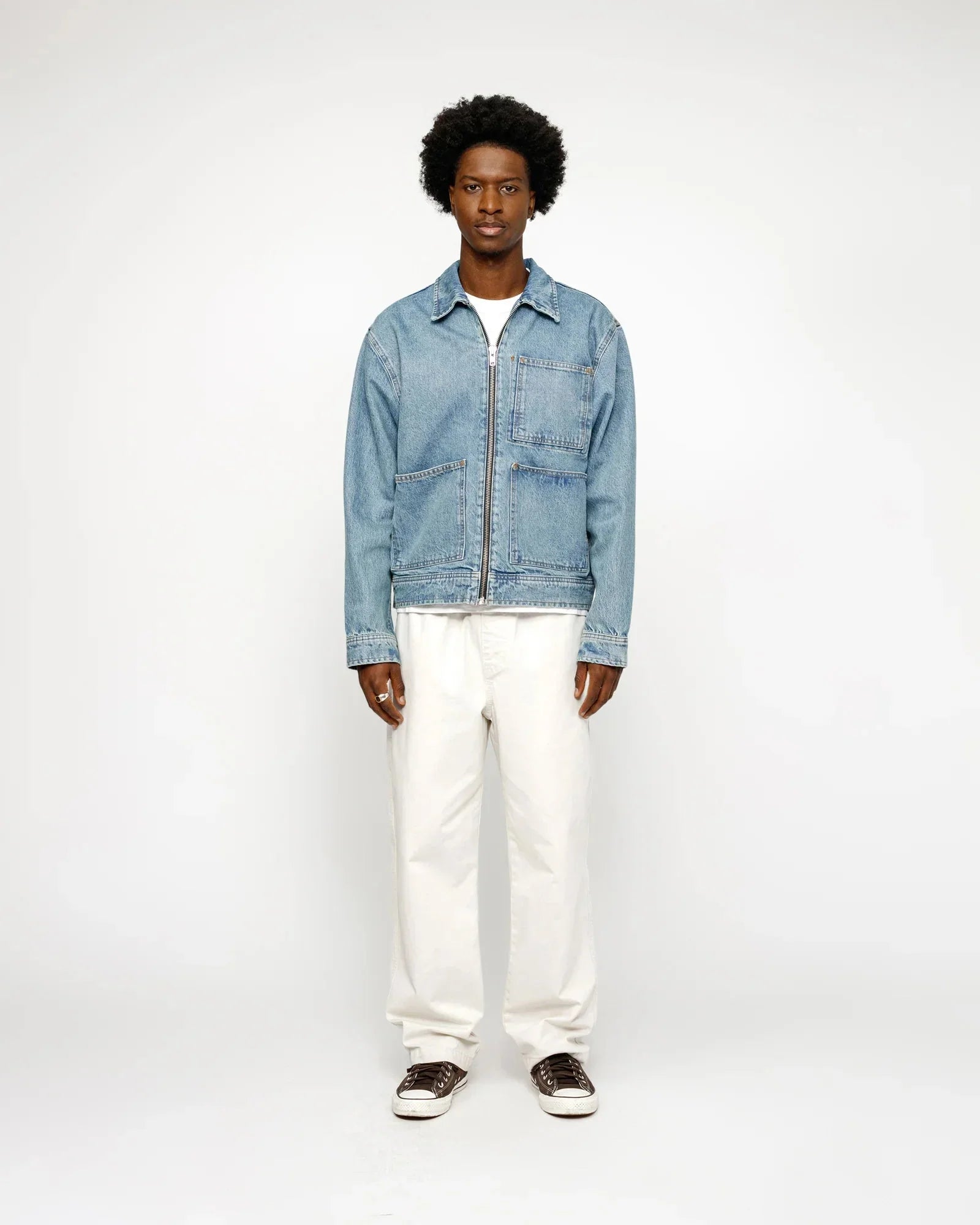 BEACH PANT BRUSHED COTTON - Four Street