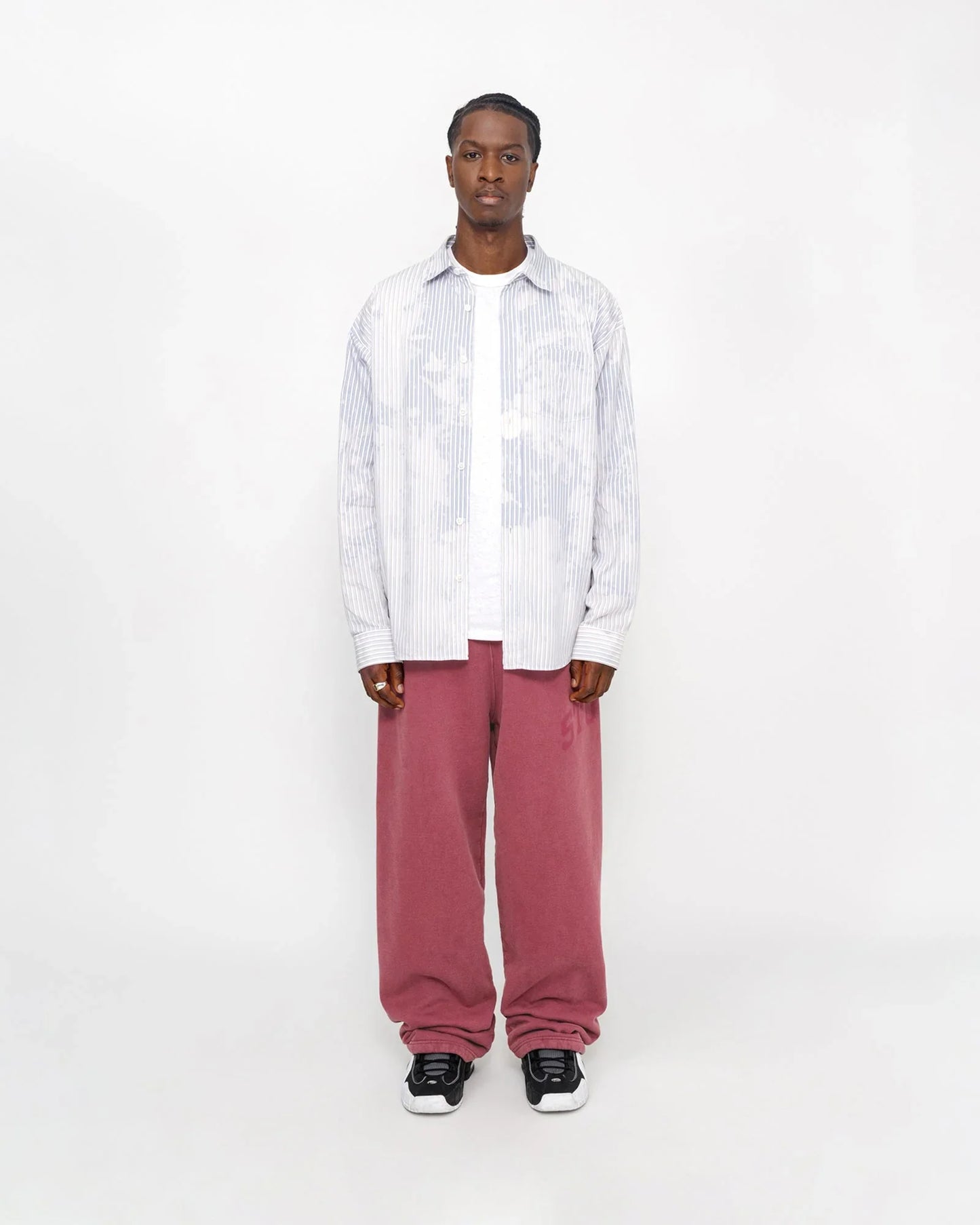 FLEECE PANT FADED GRAPHIC - Four Street