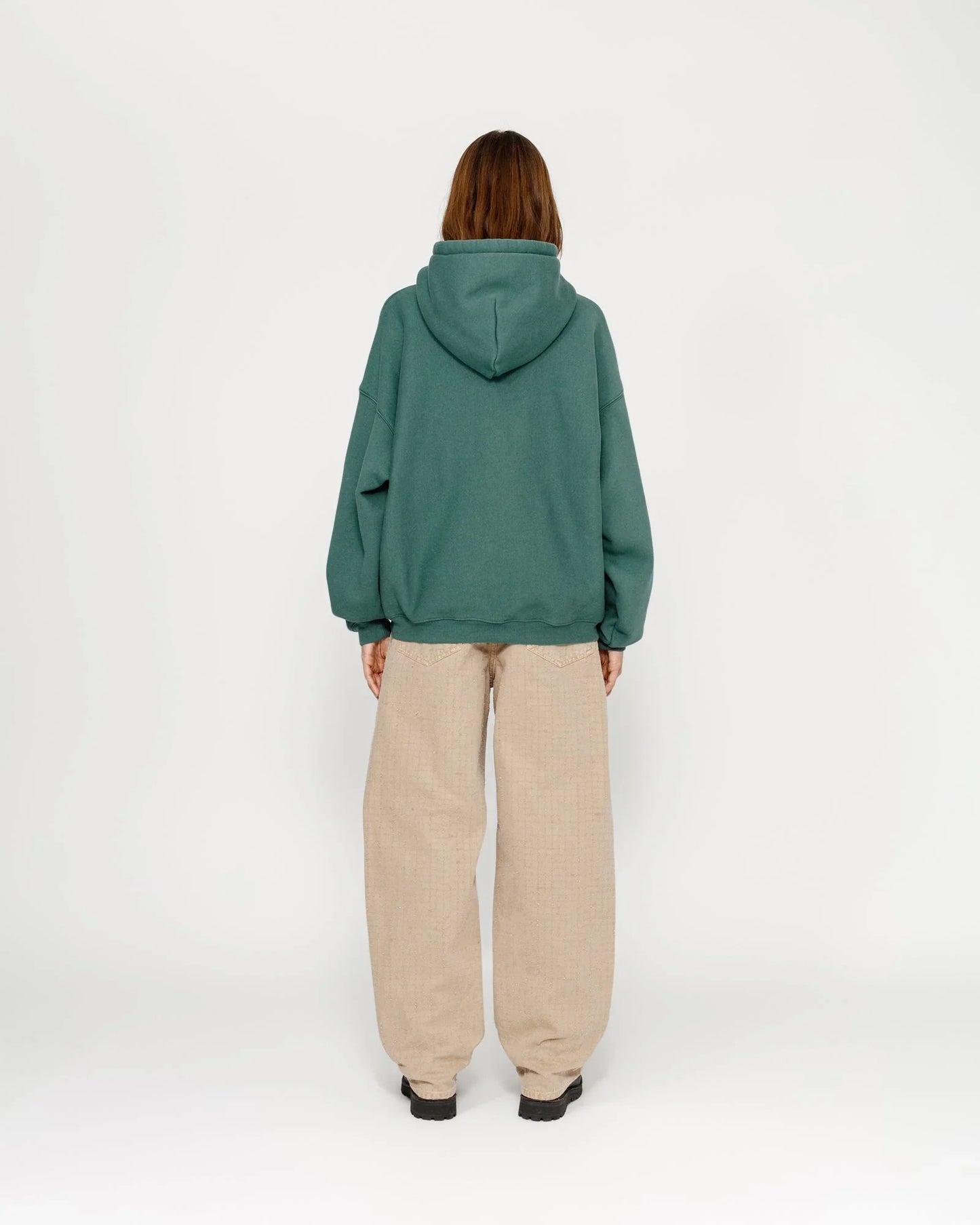 SATIN PATCH HOODIE