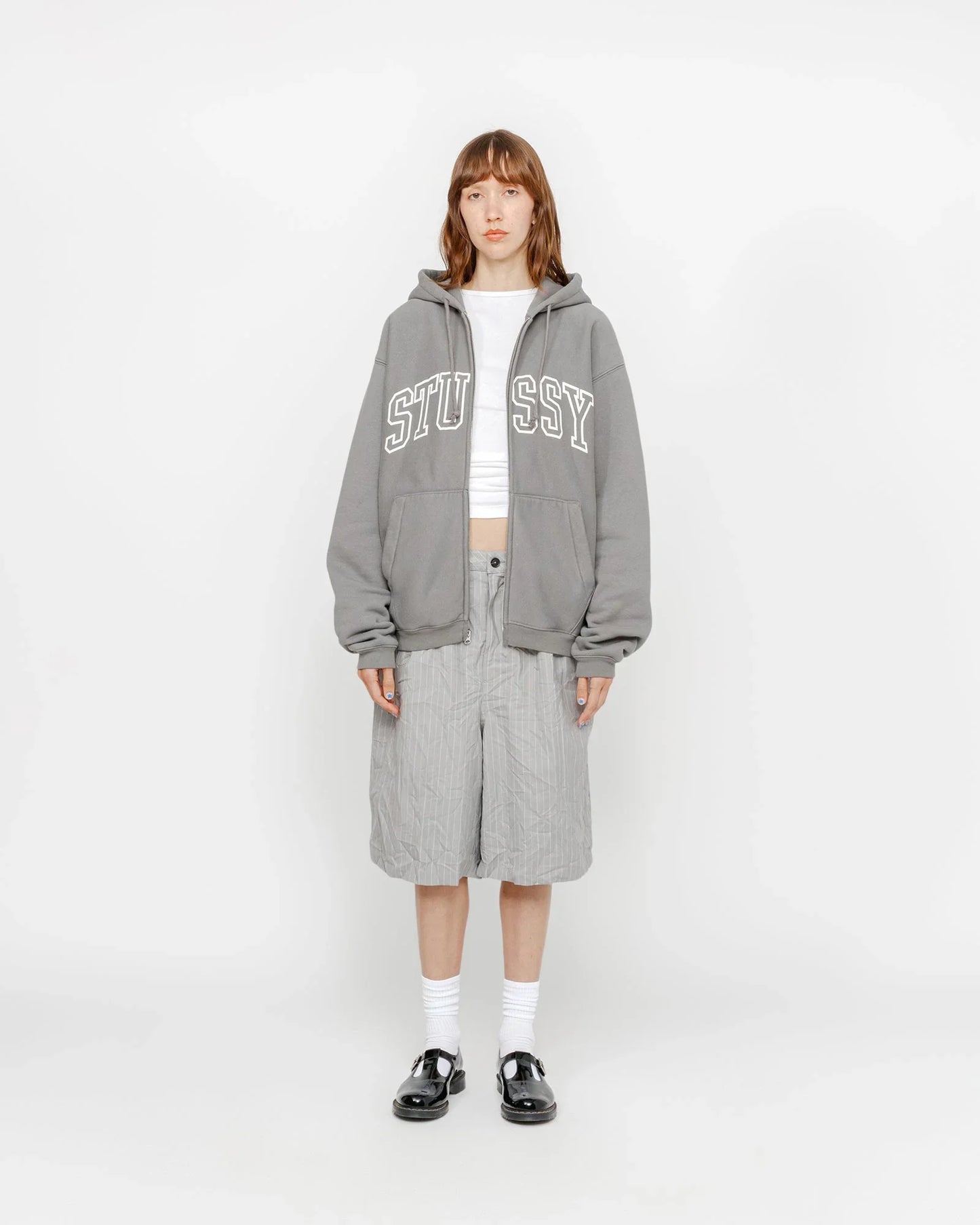 OUTLINE ZIP HOODIE - Four Street