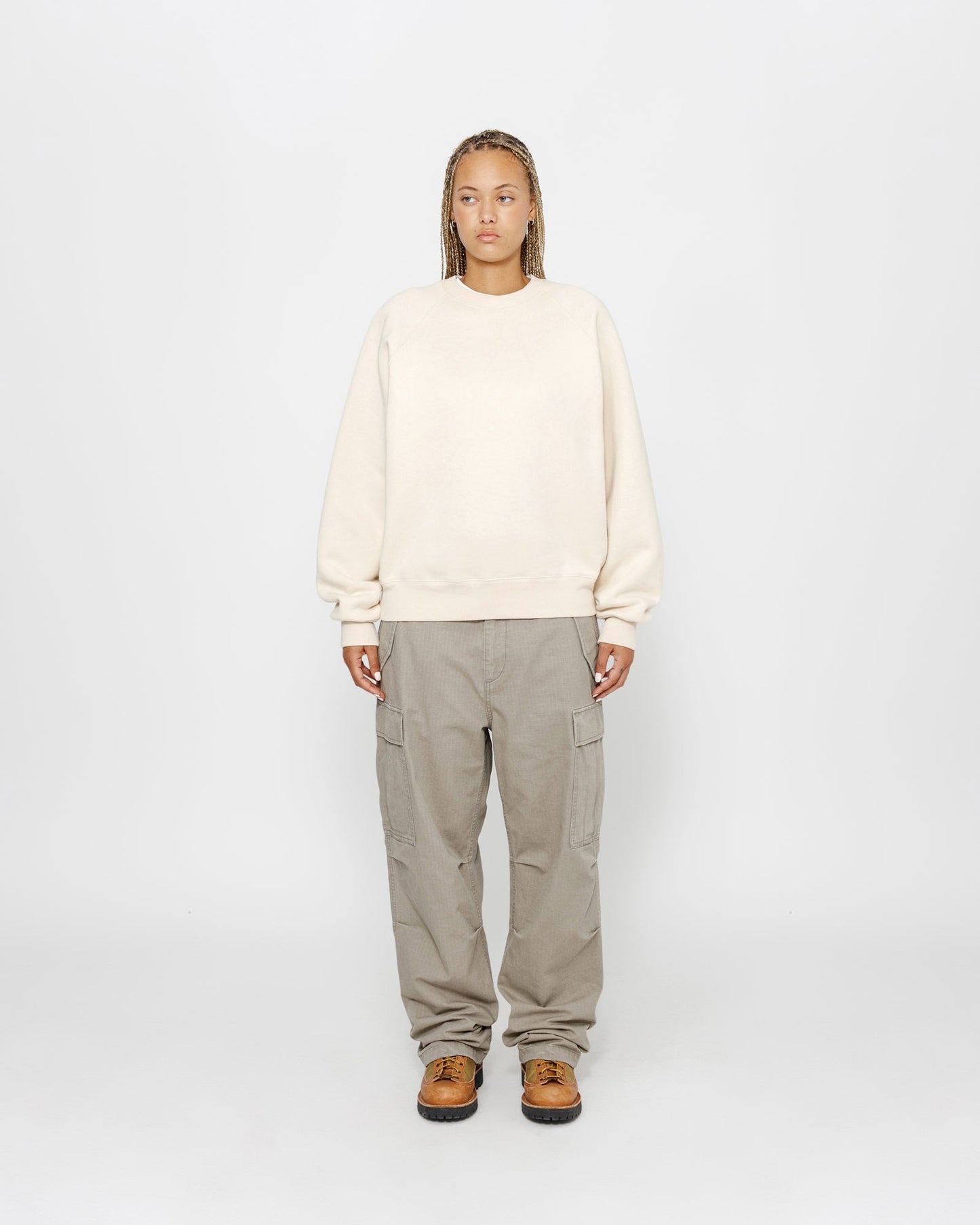 FLEECE RAGLAN CREW