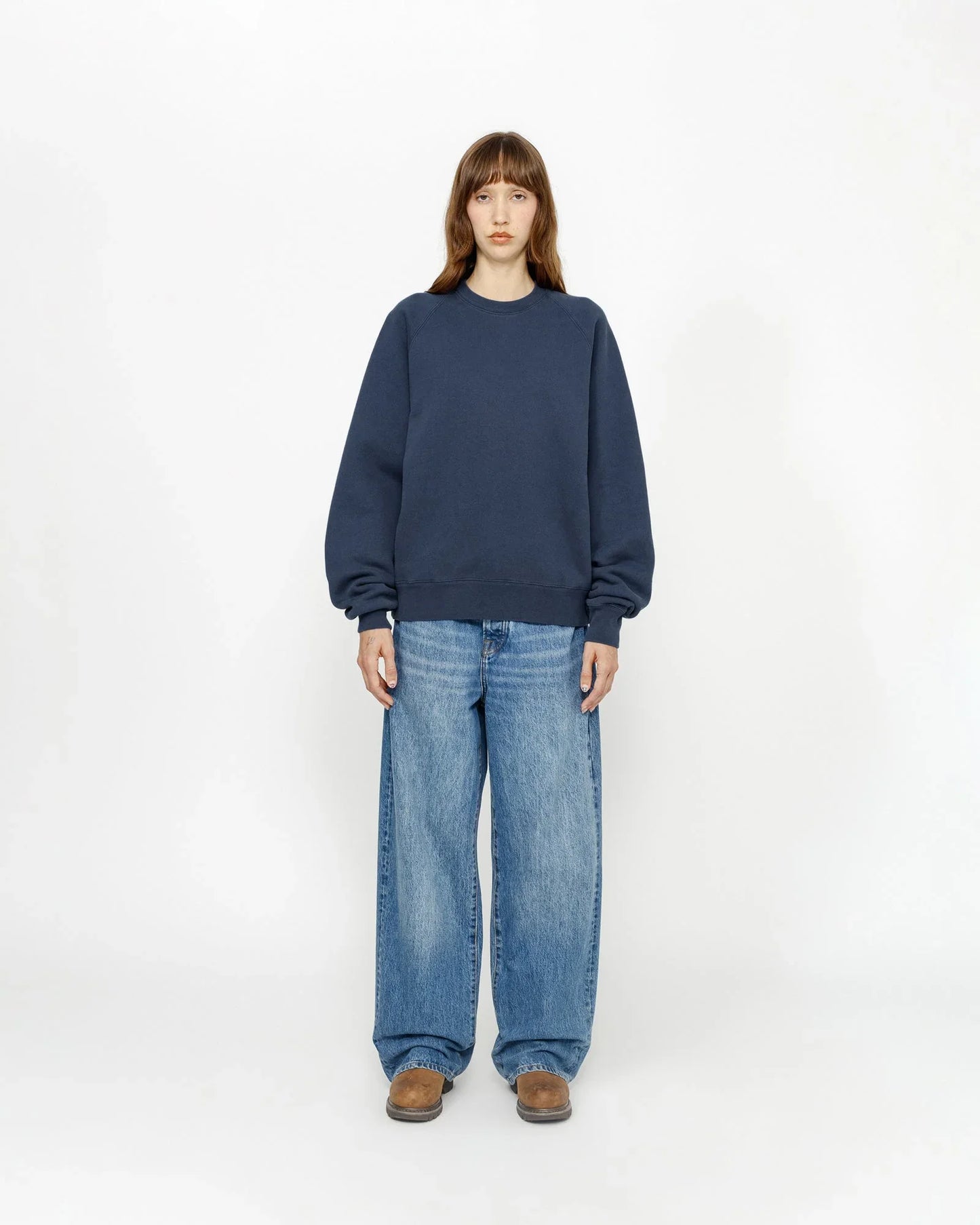 FLEECE RAGLAN CREW - Four Street