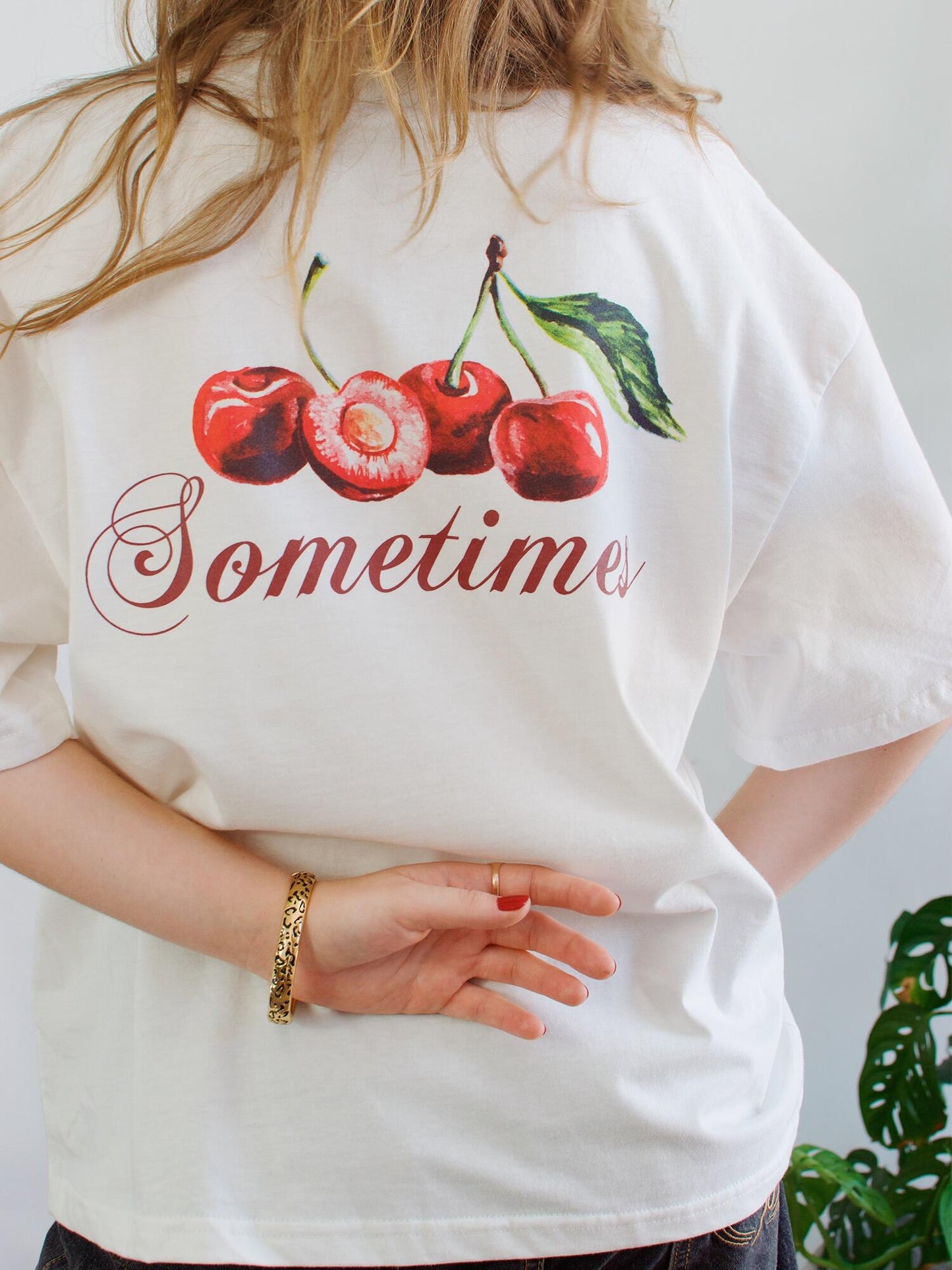 Camiseta Boxy Cherry