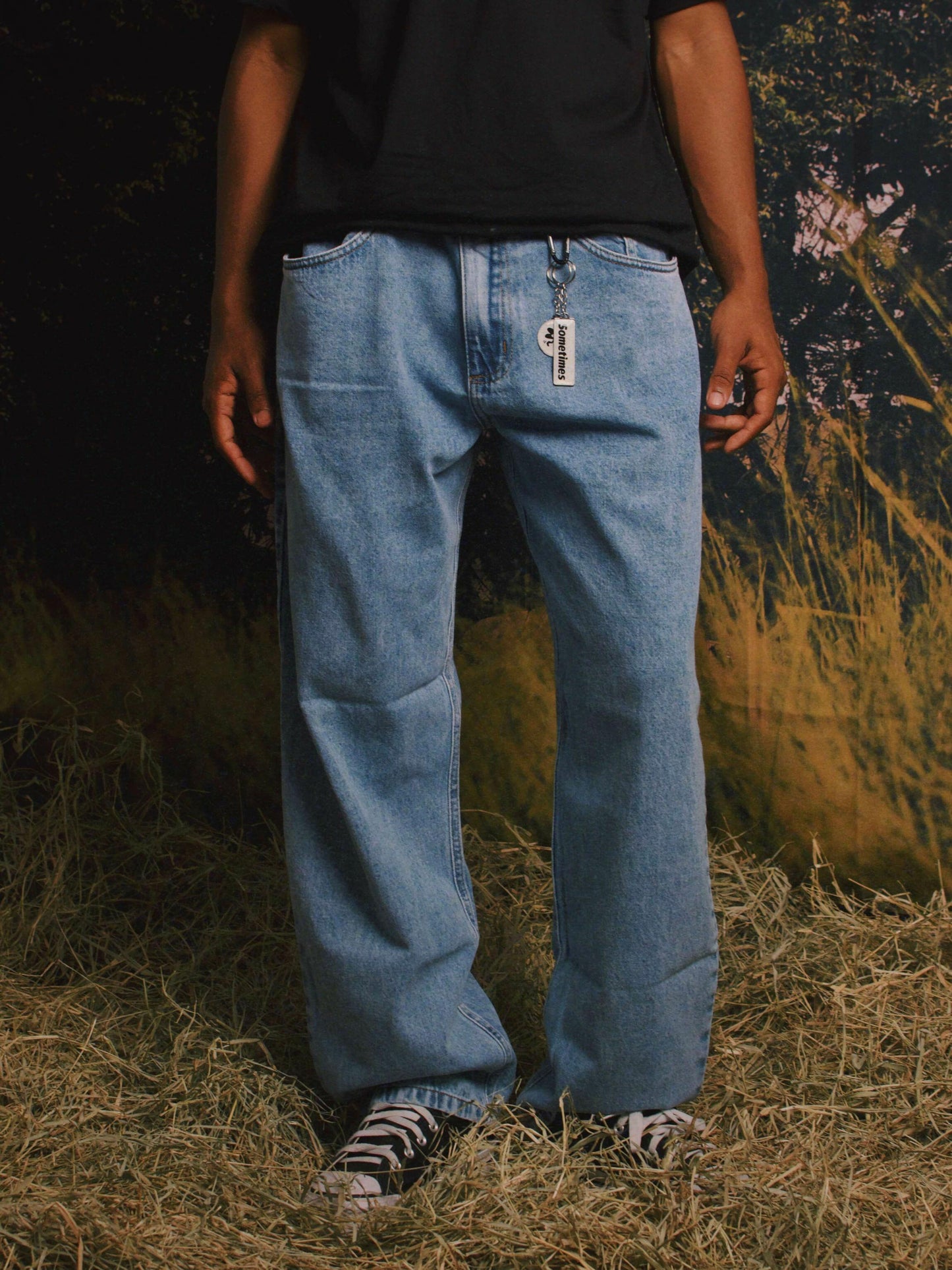 Calça Jeans Reta Clara