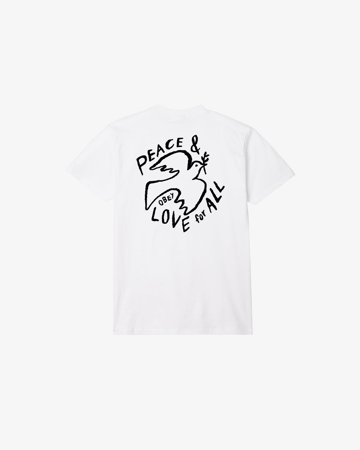 PEACE & LOVE FOR ALL CLASSIC T-SHIRT