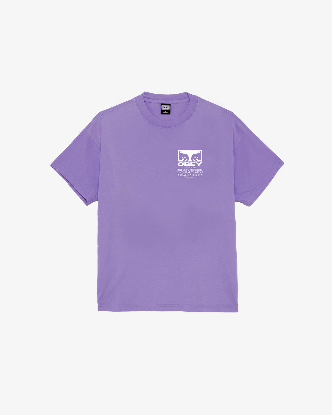 JUSTICE EVERYWHERE HEAVYWEIGHT T-SHIRT