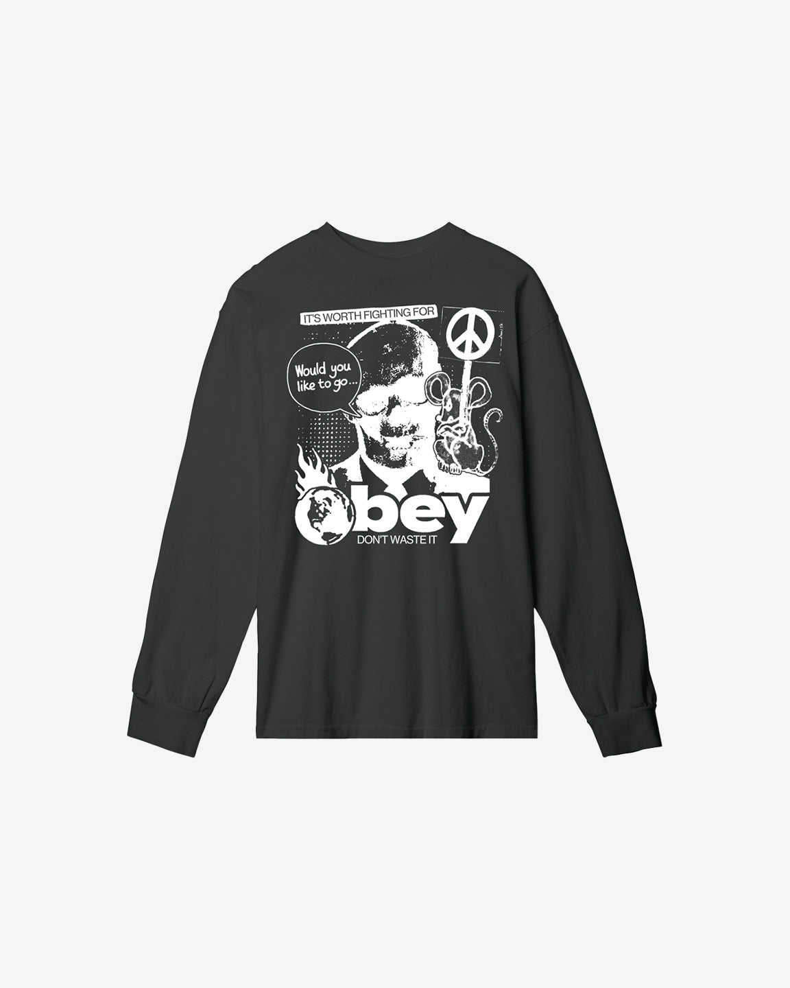 DONT WASTE IT HEAVYWEIGHT LS T-SHIRT