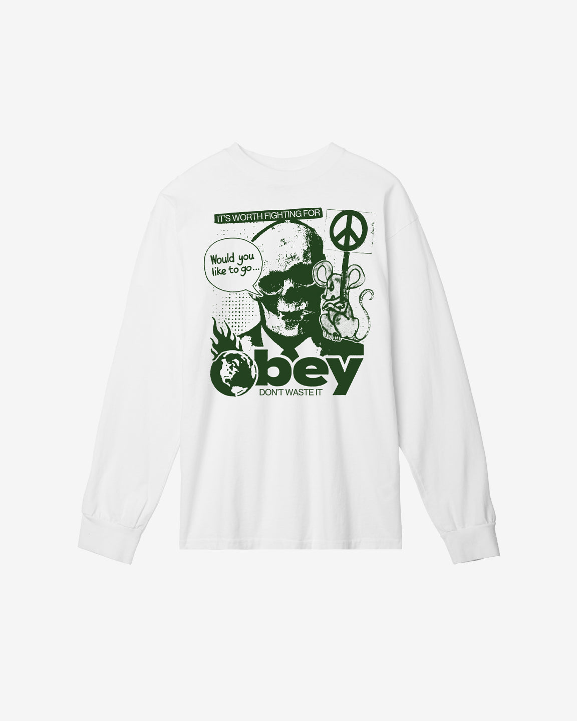 DONT WASTE IT HEAVYWEIGHT LS T-SHIRT