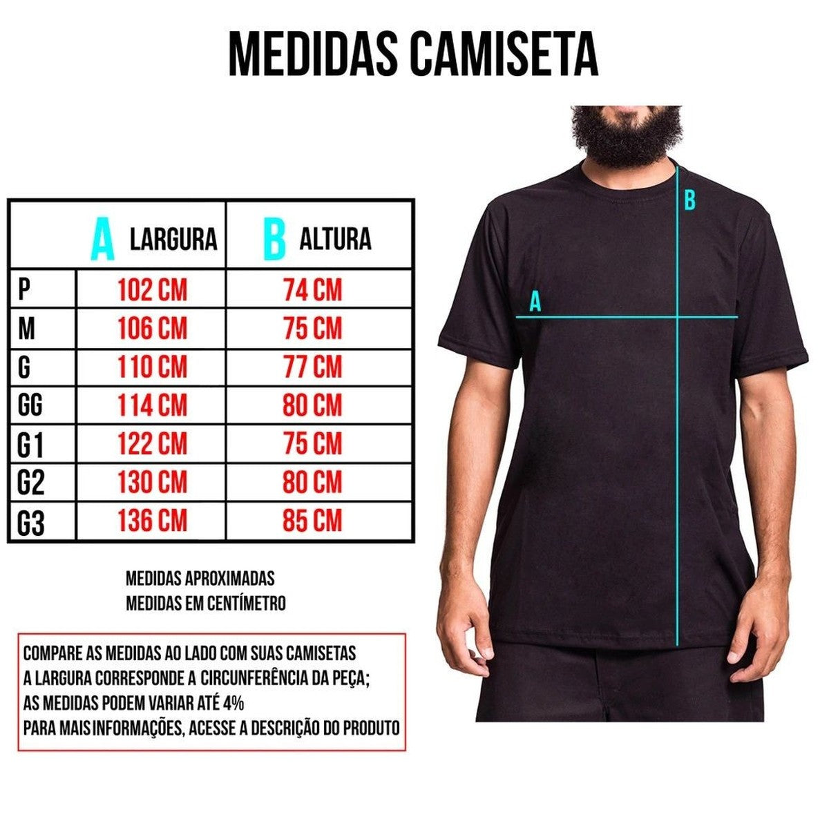 Camiseta Tradicional - Red Crains