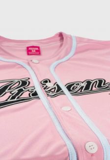 Camisa de Baseball League Prison Yorks Pink