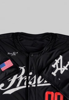 Camisa de Baseball Prison NYC 00 Black