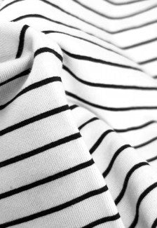 Camiseta listrada Branca over Prison