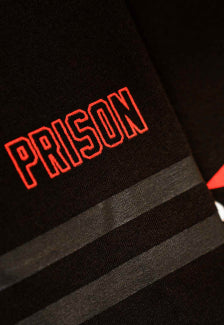Camiseta Listrada Preta Prison Running Club