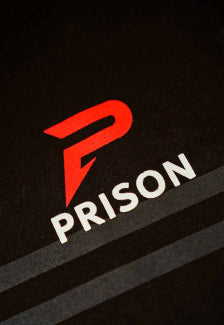 Camiseta Listrada Preta Prison Running Club