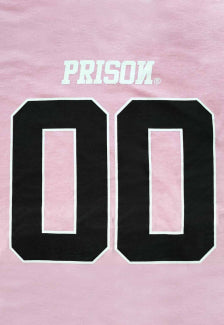 Camiseta Oversized Prison 00 Rosa