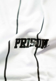 Camiseta Prison Streetwear NY Branca Listrada
