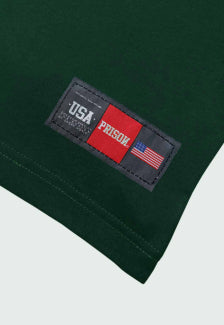 Camiseta Prison Wizard verde Musgo