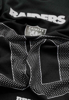Camiseta Regata Prison X NFL Las Vegas Raiders Preta