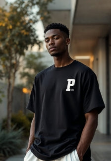 Camiseta Streetwear Prison Black Hype Logo