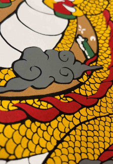 Camiseta Streetwear Prison Dragon Fly Marrom