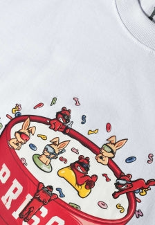 Camiseta Streetwear Prison Milk Splash White