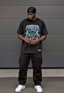 Camiseta Streetwear Prison Panther Preta