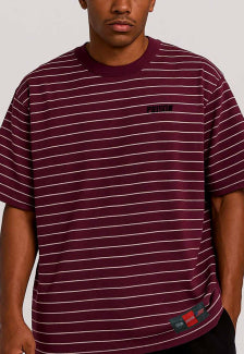 Camiseta Streetwear Prison Vinho Listrada
