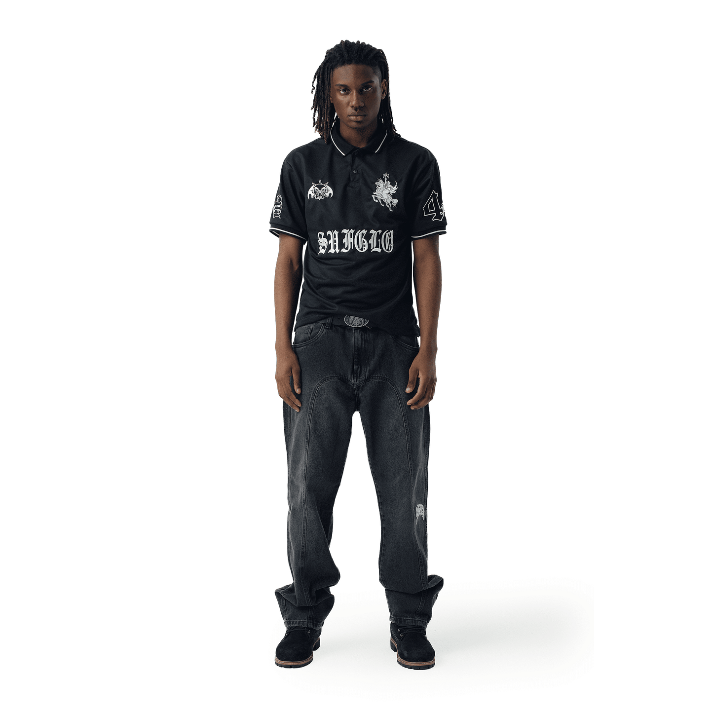 SUFGLO POLO BLACK