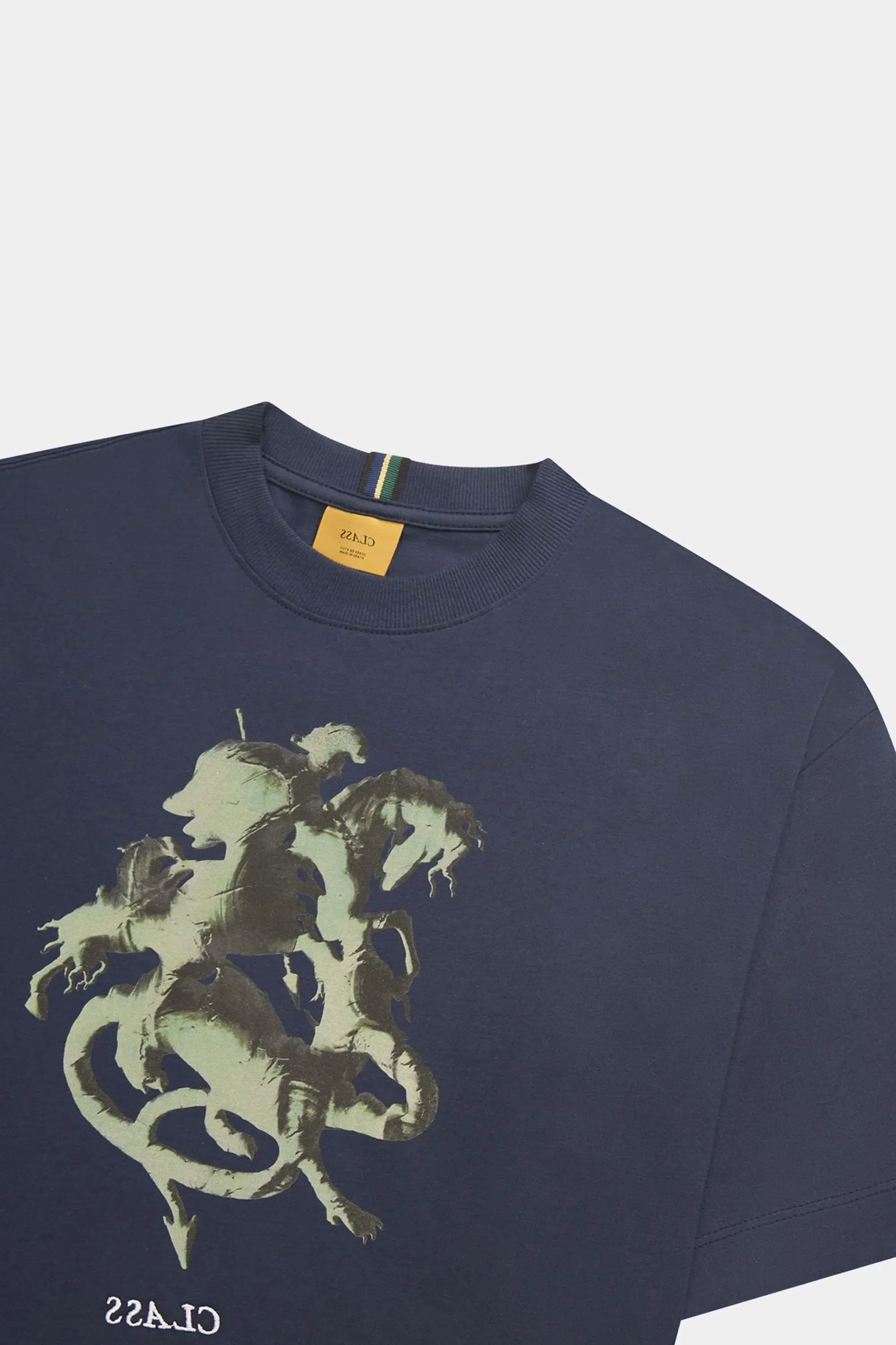 Camiseta Class São Jorge (Navy) - Four Street