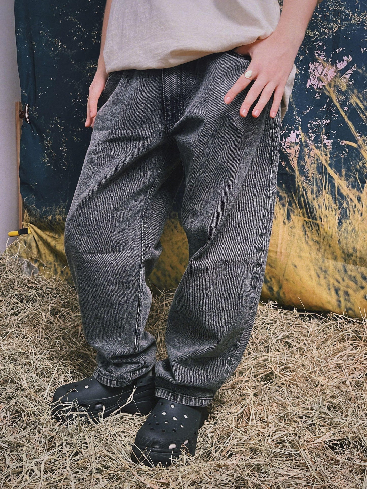 Calça Jeans Reta Stoned