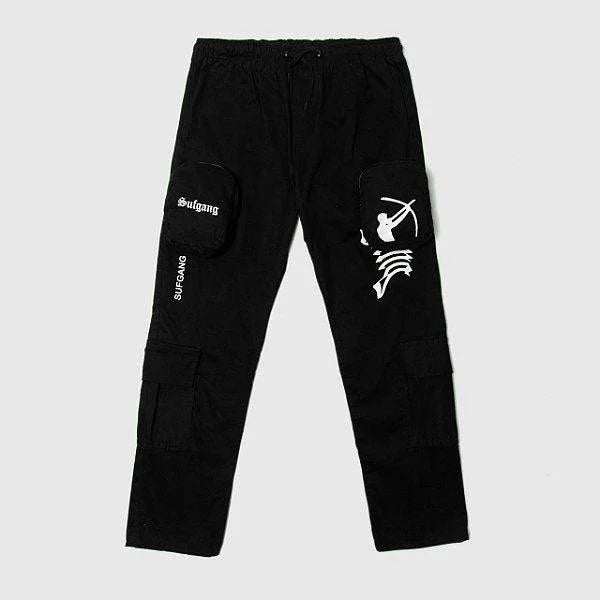 Calça Bolso Removível Preta - Four Street