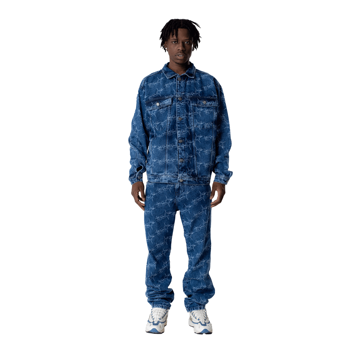 JACKET MONOGRAM SUFSTAR JEANS BLUE