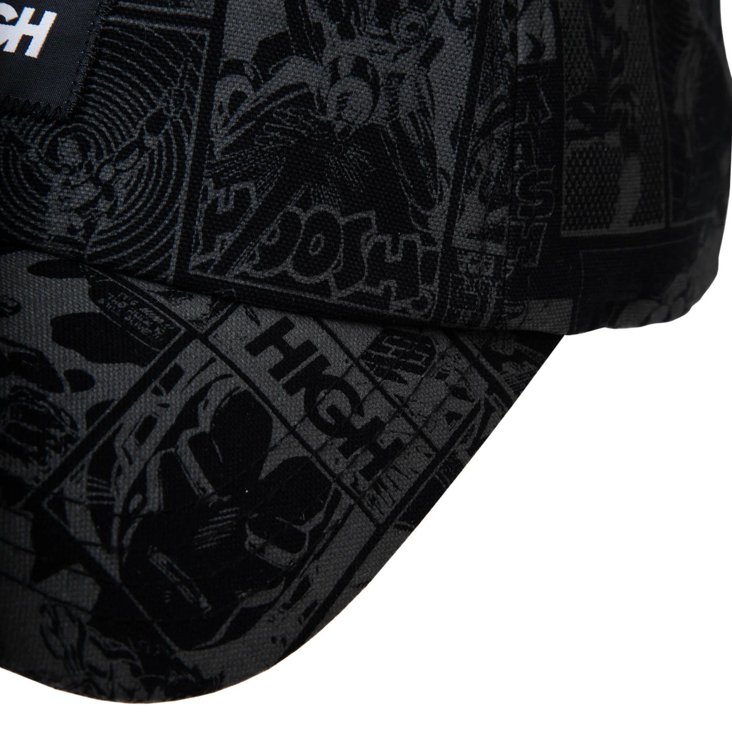 6 Panel HQ Black - Four Street
