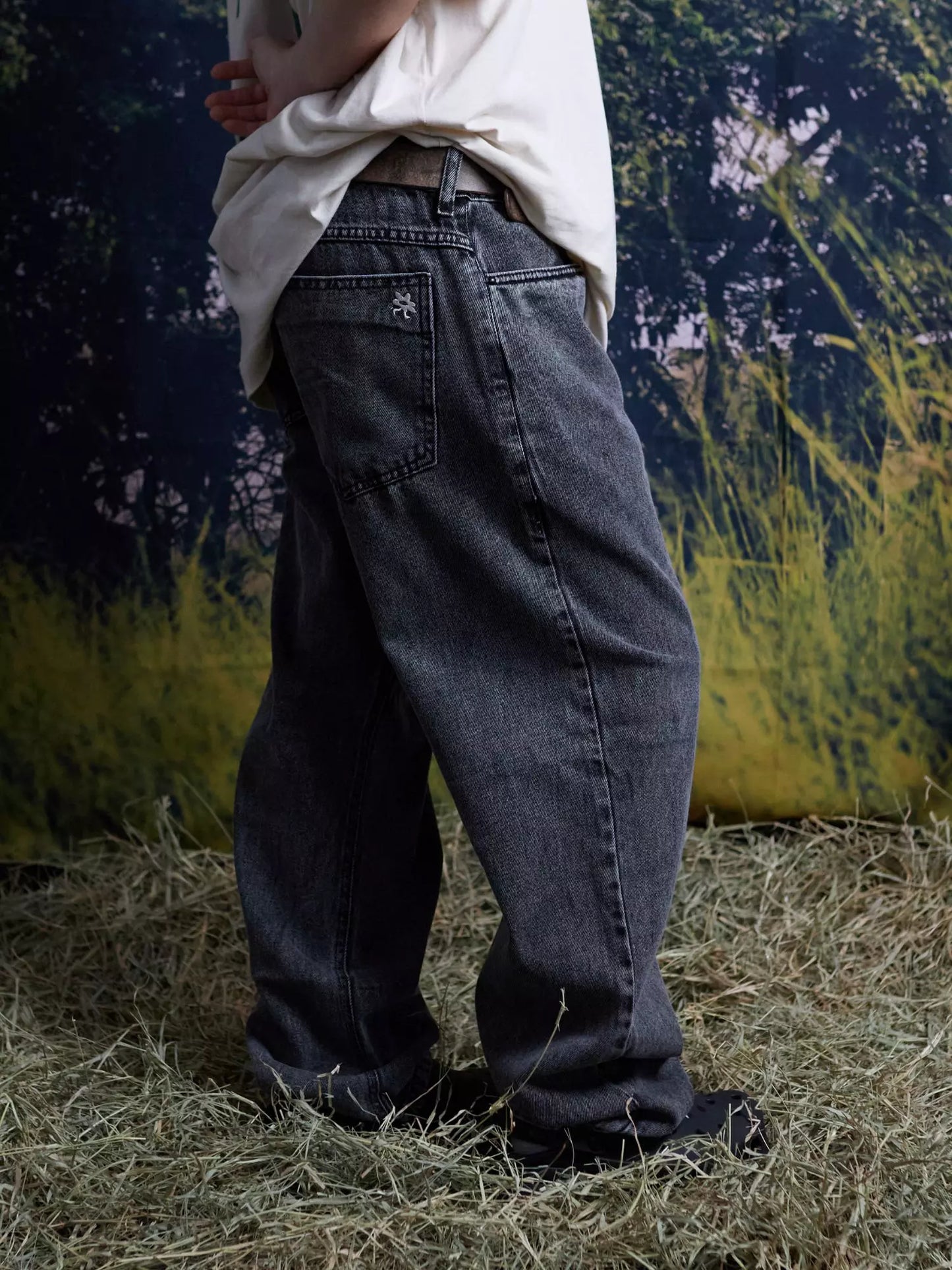 Calça Jeans Reta Stoned