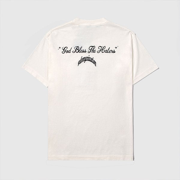 Camiseta Sufgang Bless The Haters Off-White