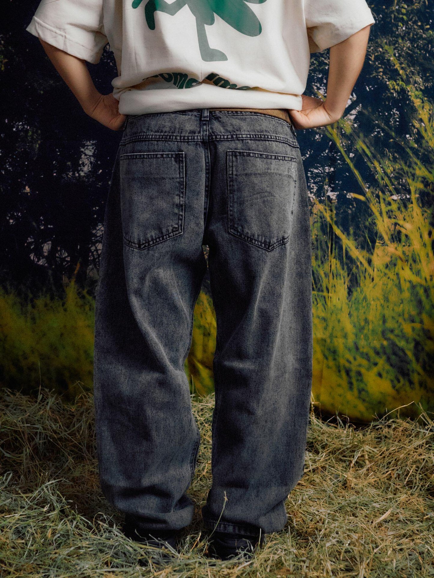 Calça Jeans Reta Stoned
