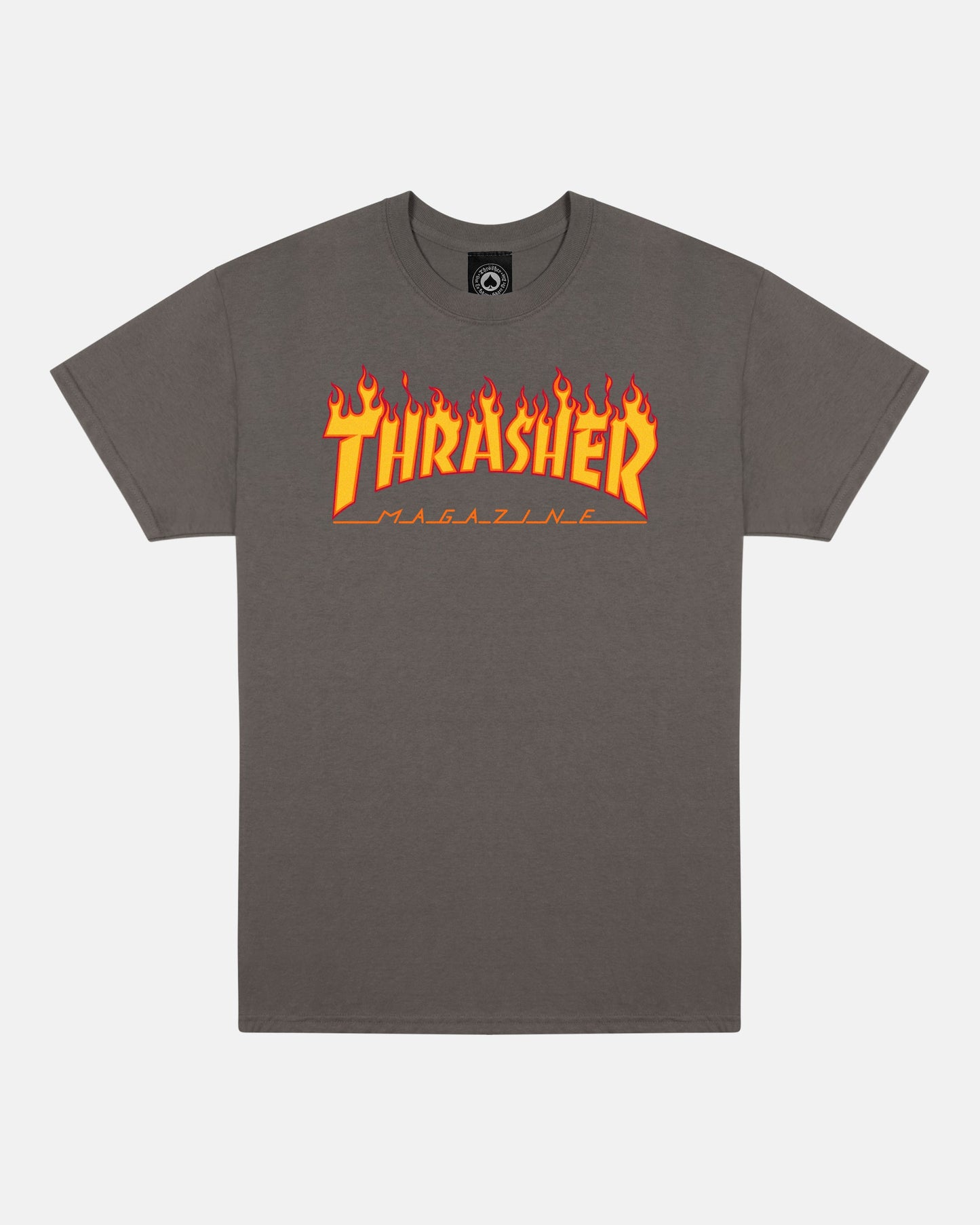 FLAME - TSHIRT - CHARCOAL