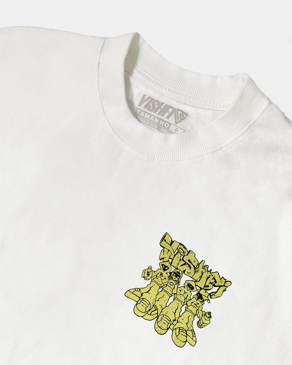 Camiseta VishBoyz Off White