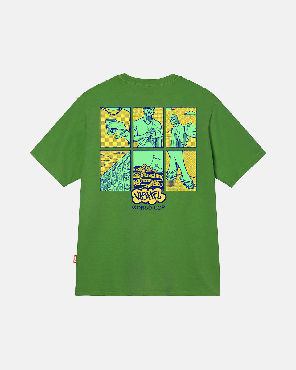 Camiseta Retratos Verde