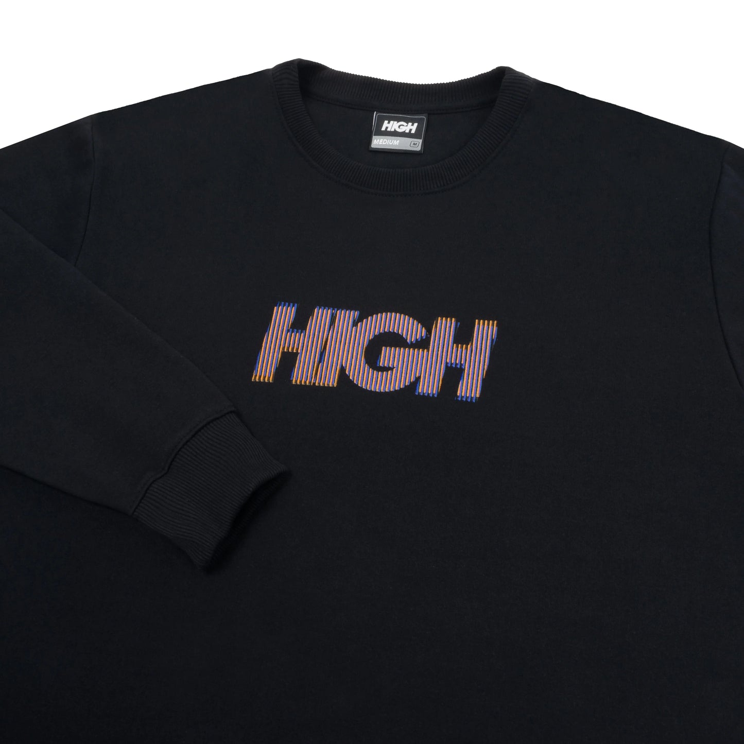 Crewneck High "Olograph Logo" Preto - Four Street