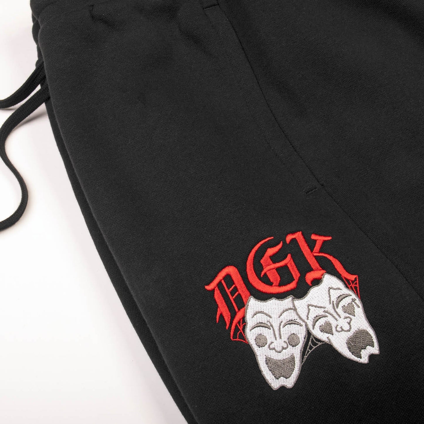 Laugh Now Embroidered Fleece Pant