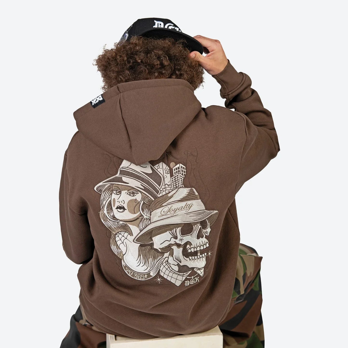 Soreno Embroidered Hooded Fleece - Four Street