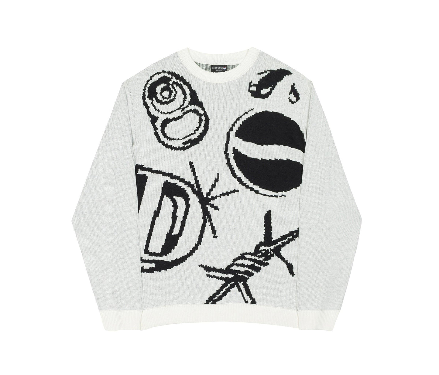 Fusion Sweater in Off-white - Four Street