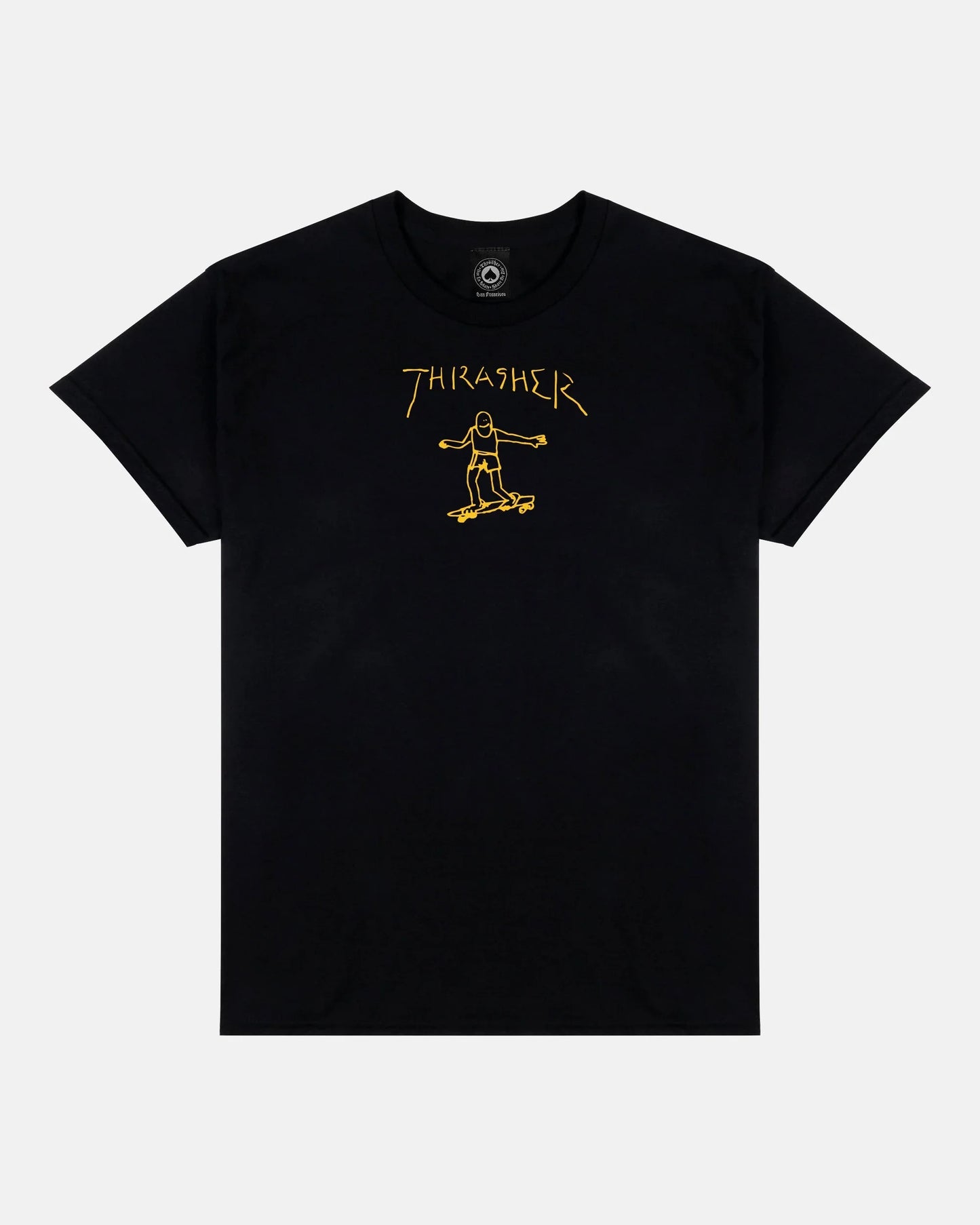GONZ - TSHIRT - BLACK / YELLOW - Four Street