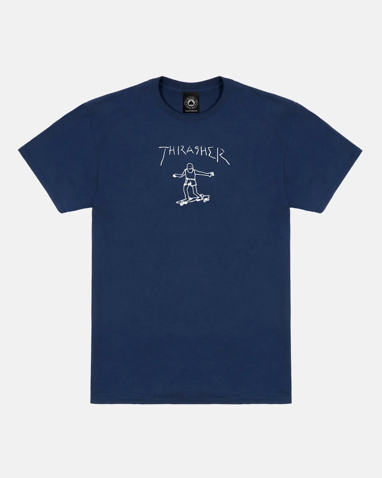 GONZ - TSHIRT - NAVY / WHITE - Four Street