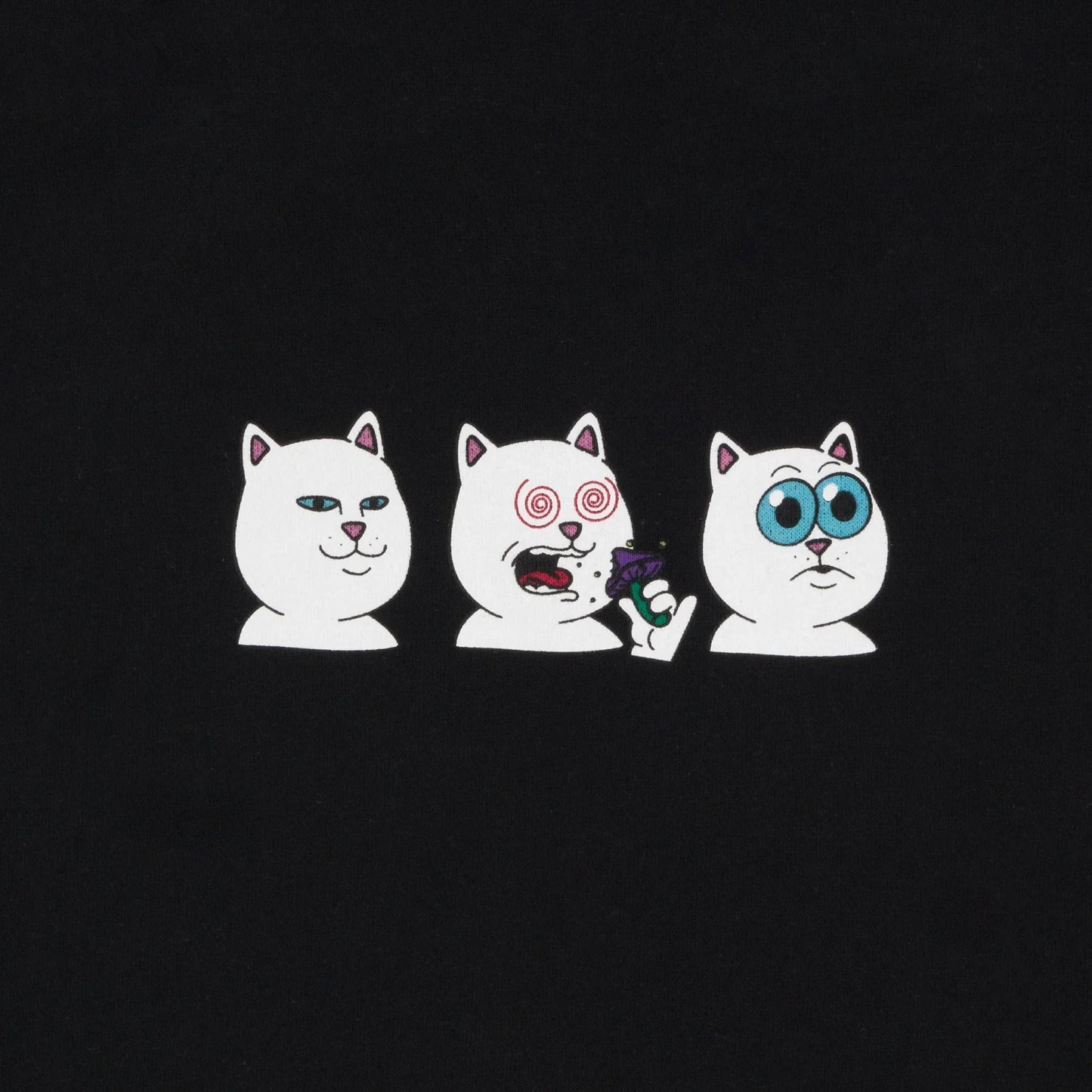Shroom Diet Hoodie (Black) - Four Street