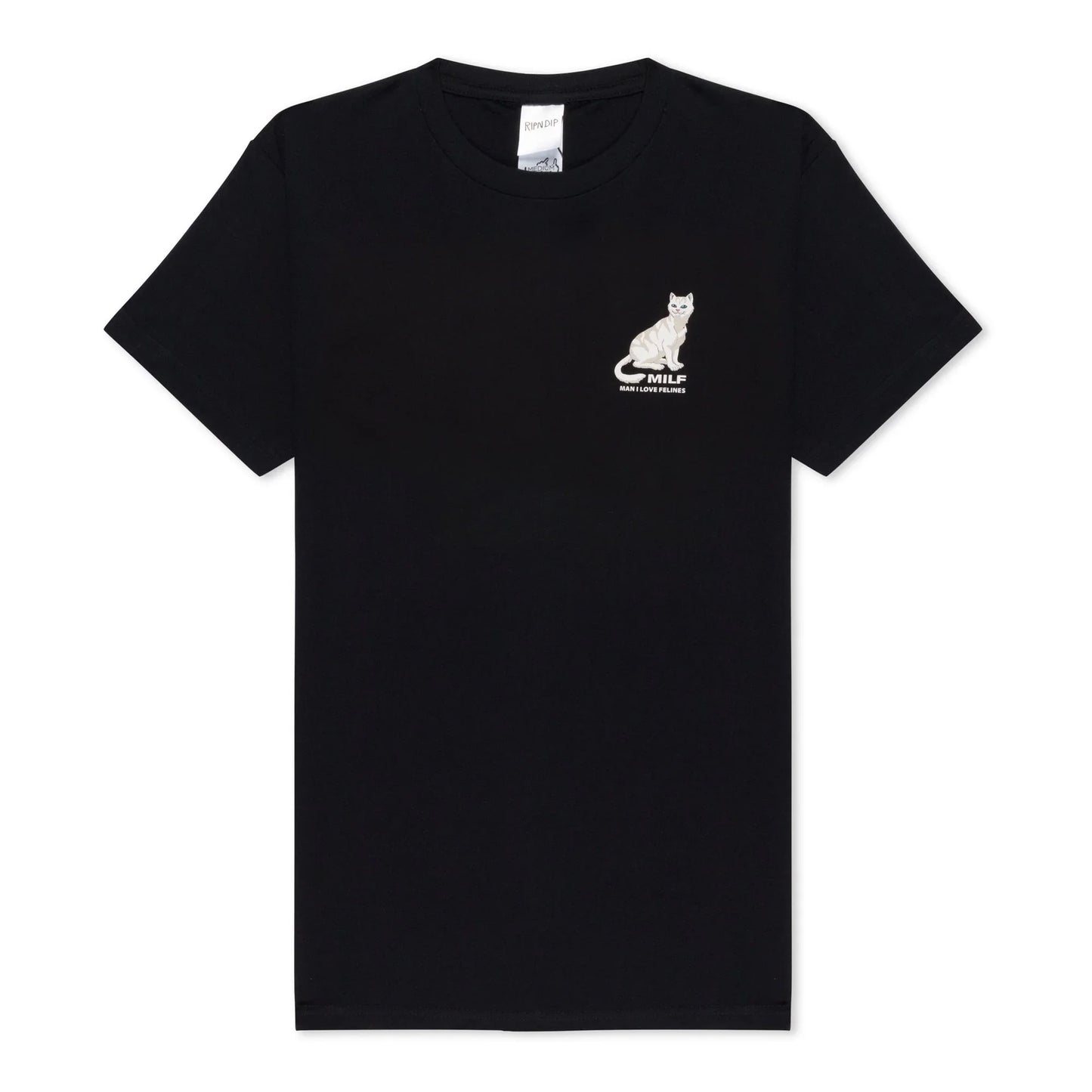 Man I Love Felines Tee (Black) - Preto - Camiseta - Four Street