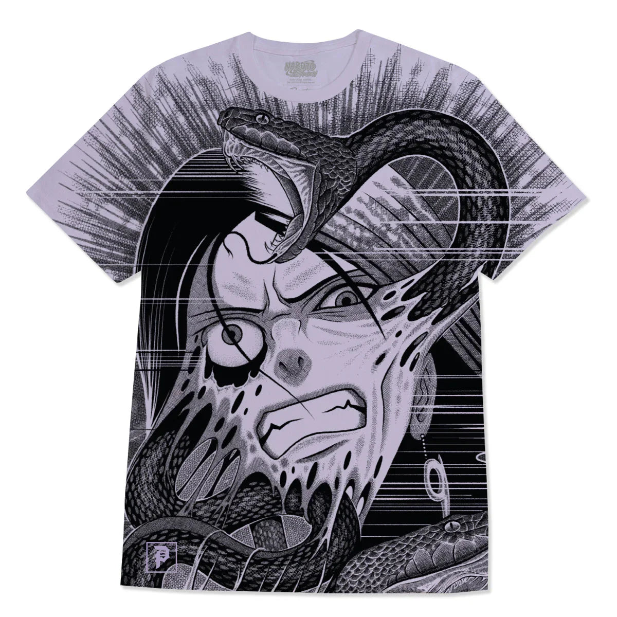 SNAKES BIG PRINT TEE - Four Street
